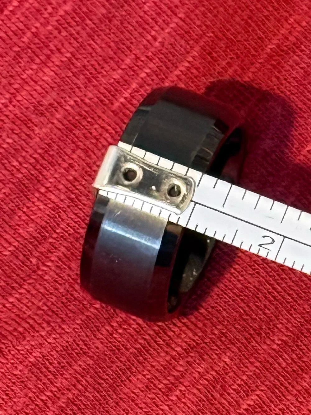 Carbide Tungsten Black Brushed Men's Ring by CARGIIDE